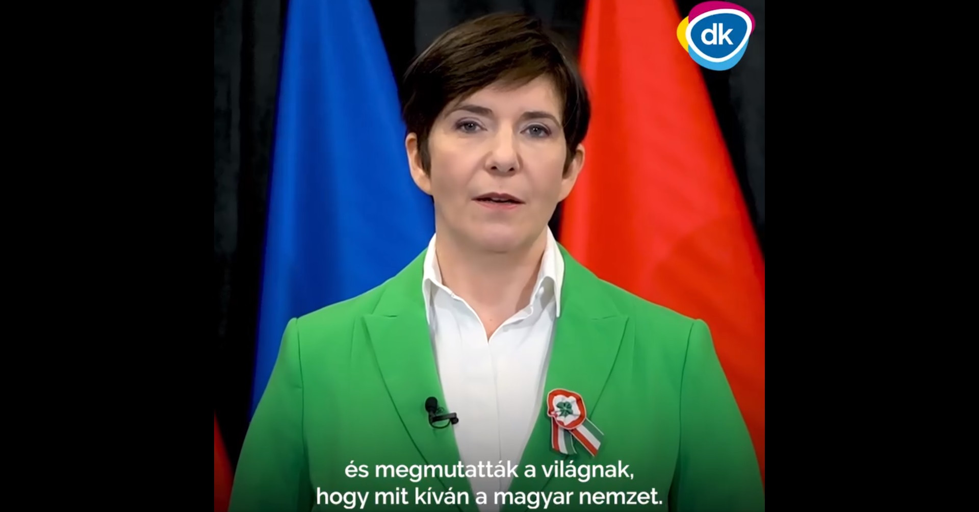 Dobrev Klára a legelső március 15-i szónok