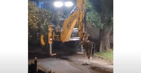 Hajnali egykor bontották a betont Rákosszentmihályon