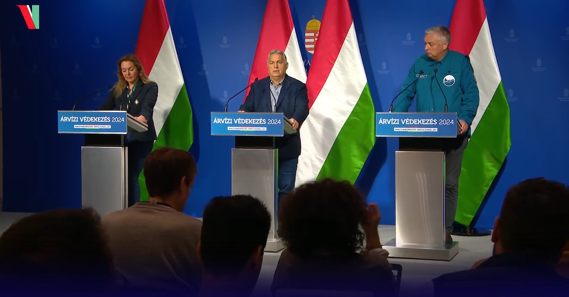 "Árvízinfót" tartott Orbán, nem bírta ki brüsszelezés nélkül