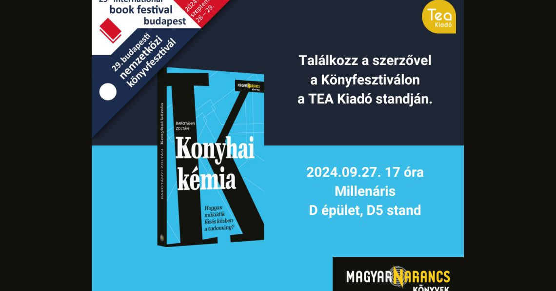 A Magyar Narancs szerzője is dedikálja könyvét a Könyfesztiválon!