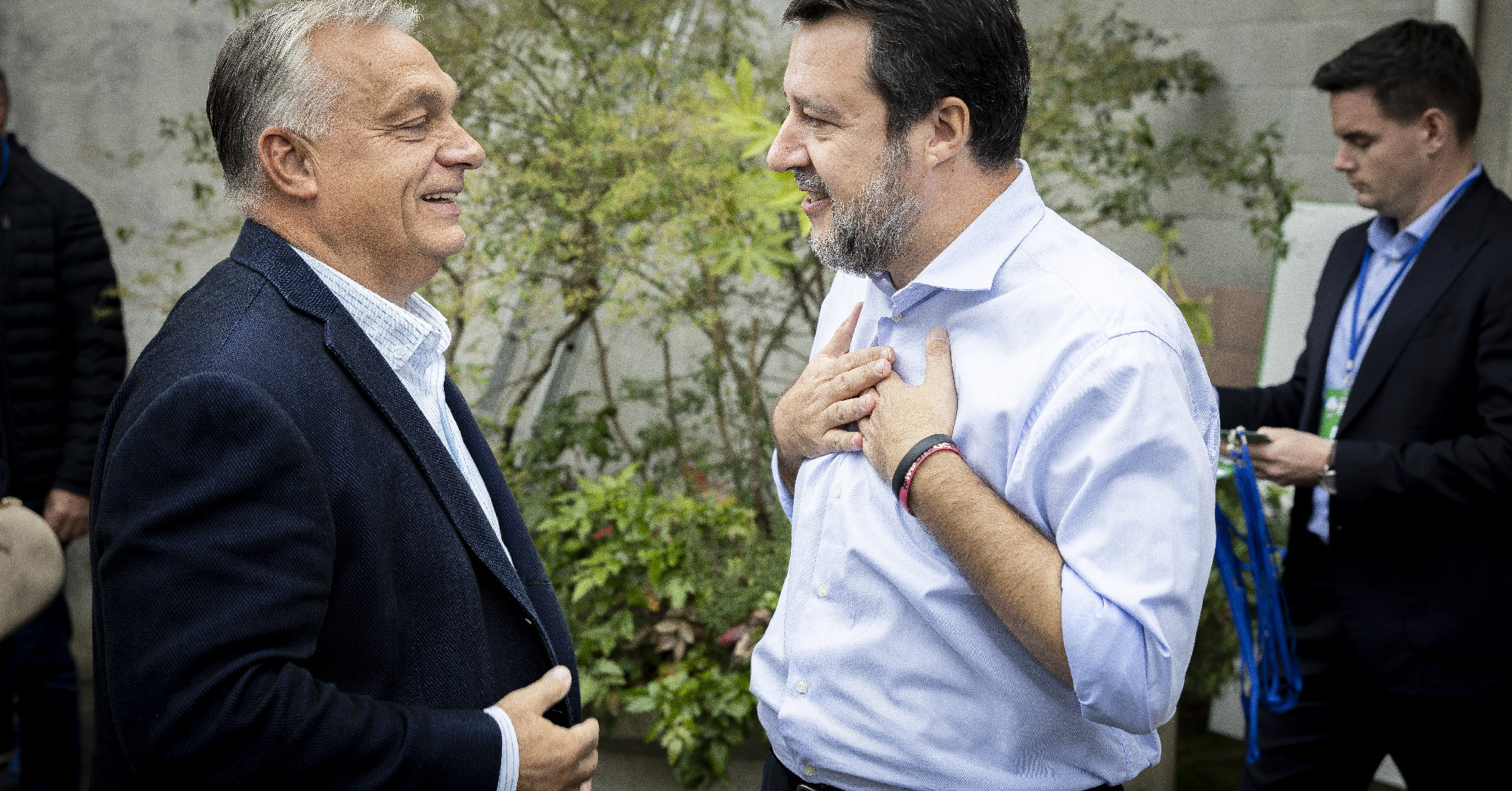 Orbán Salvinivel vonulna be Brüsszelbe
