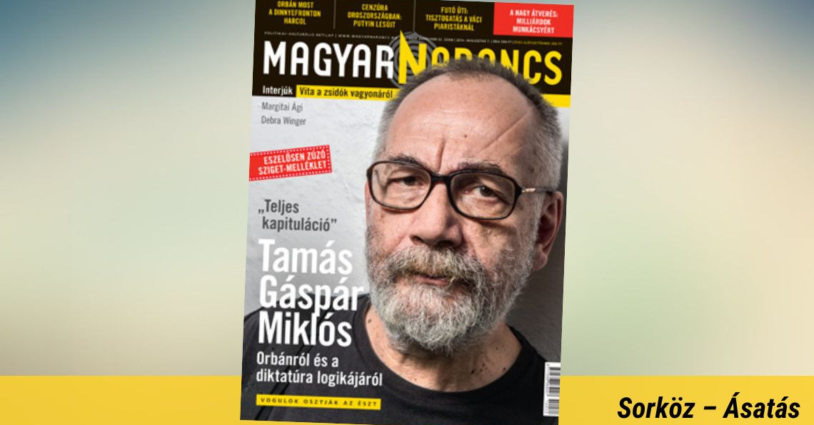 Tamás Gáspár Miklós szerint szélsőjobboldali a Fidesz
