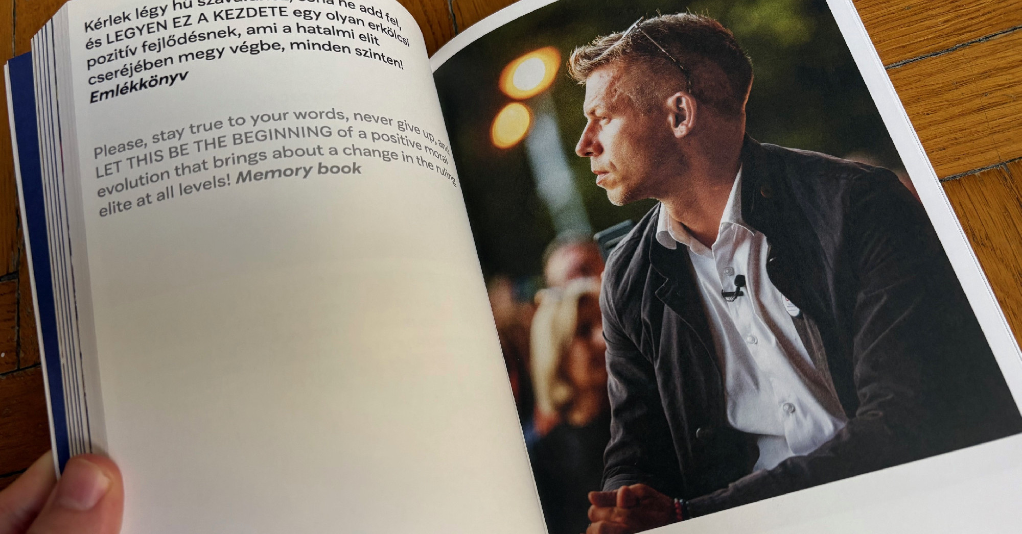 „Ha végre változás lesz, álljon ott emlékként, hogy én megtettem a magamét” - Magyar Péter könyvbemutatóján jártunk