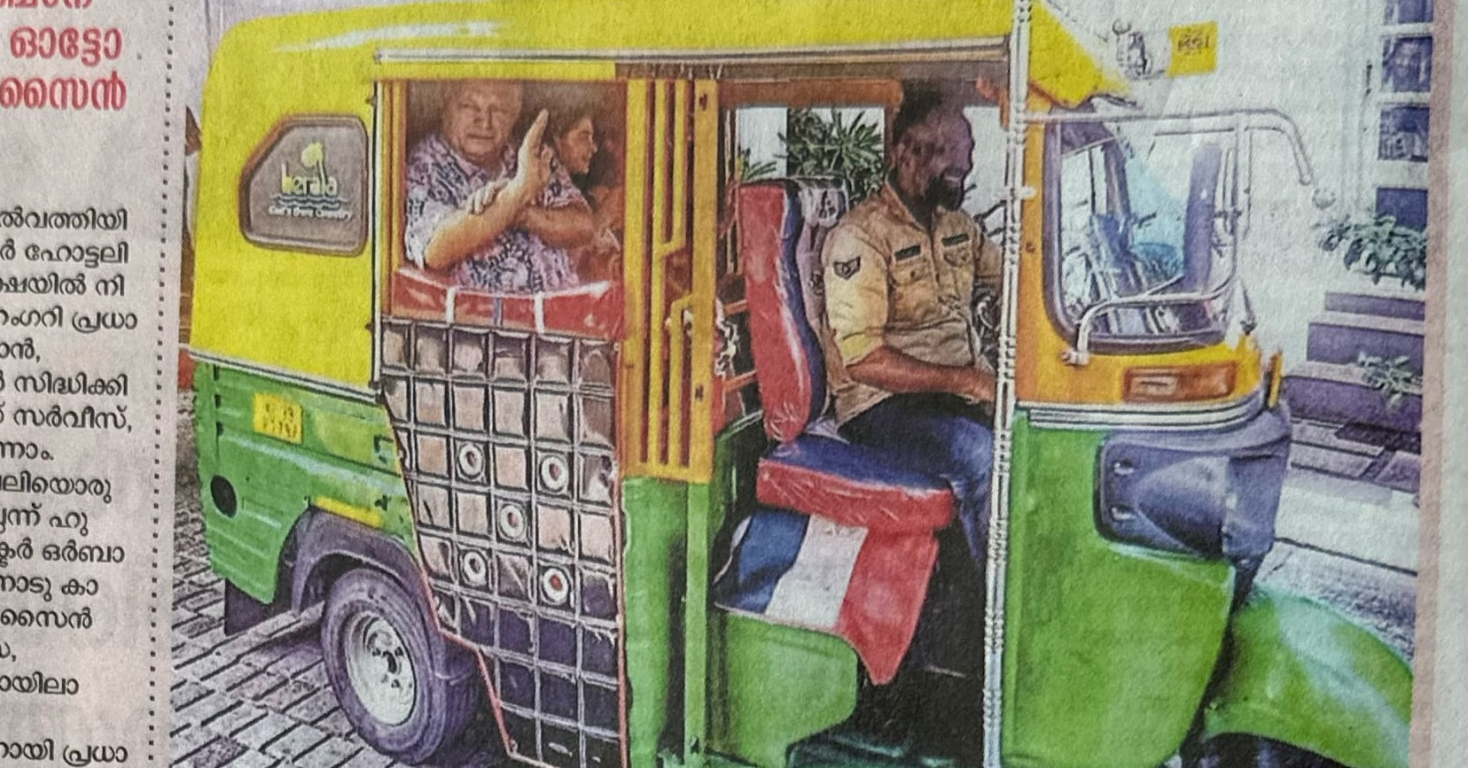 Tuktukkal indult városnézésre Orbán Viktor az indiai Kocsínban