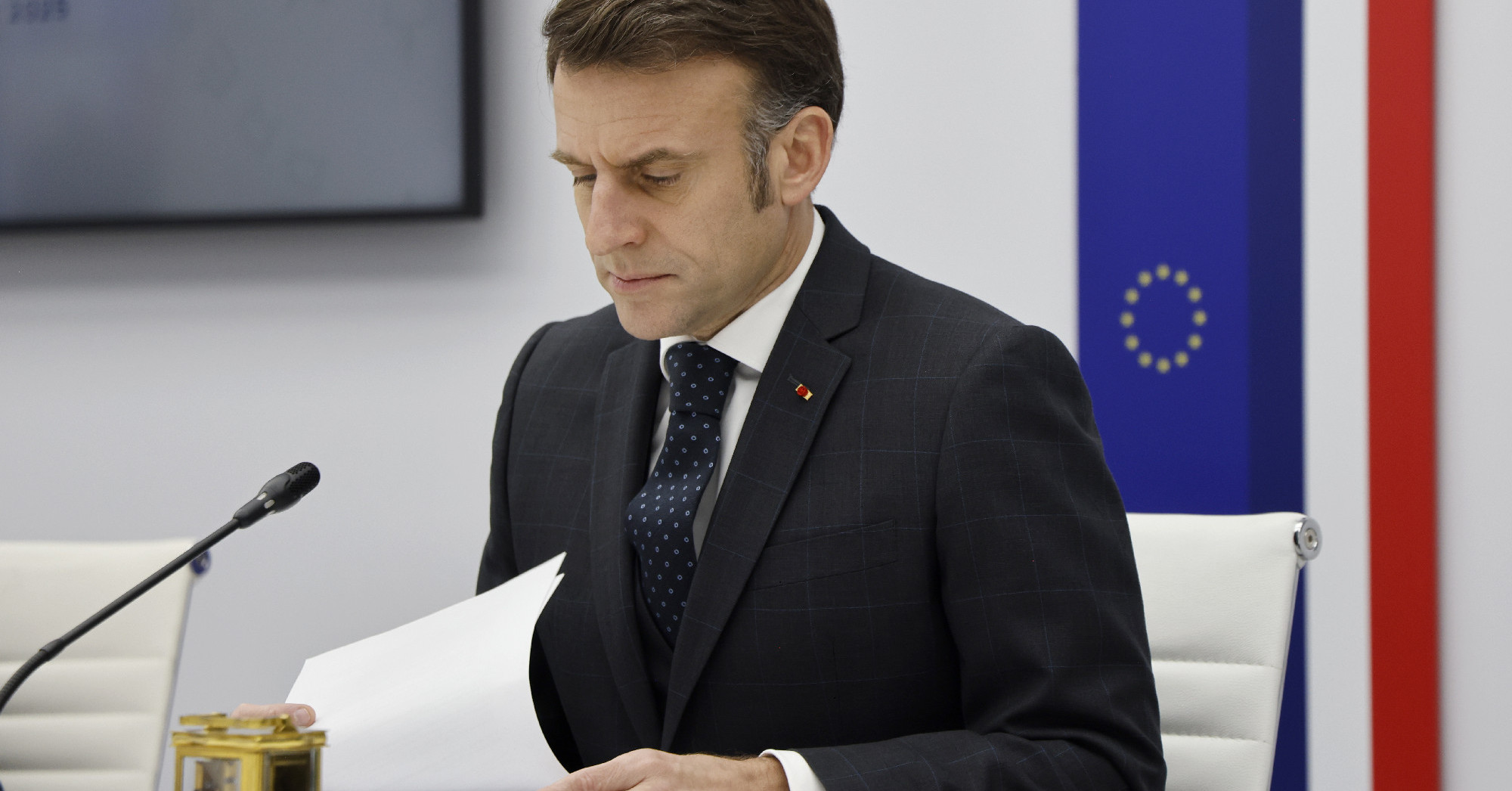 Macron európai békefenntartókat küldene Ukrajnába