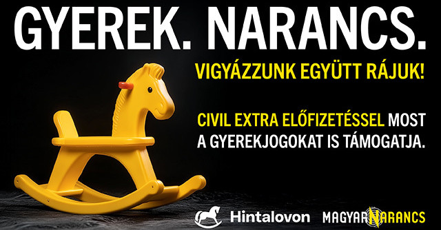 Gyerek. Narancs. Vigyázzunk együtt rájuk! Folytatódik CIVIL EXTRA szolidaritási akciónk Kép