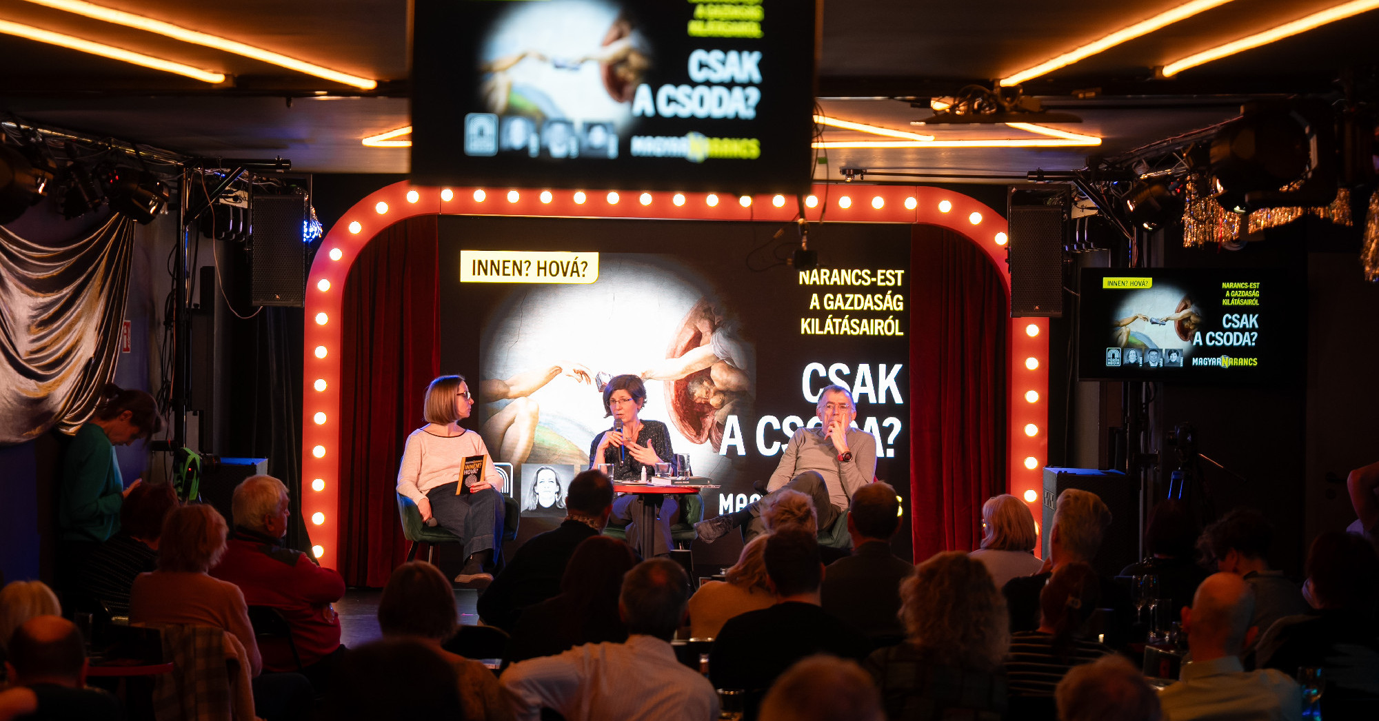 Milyen állapotban van a magyar gazdaság? Nézze vissza a legutóbbi Narancs-estet!