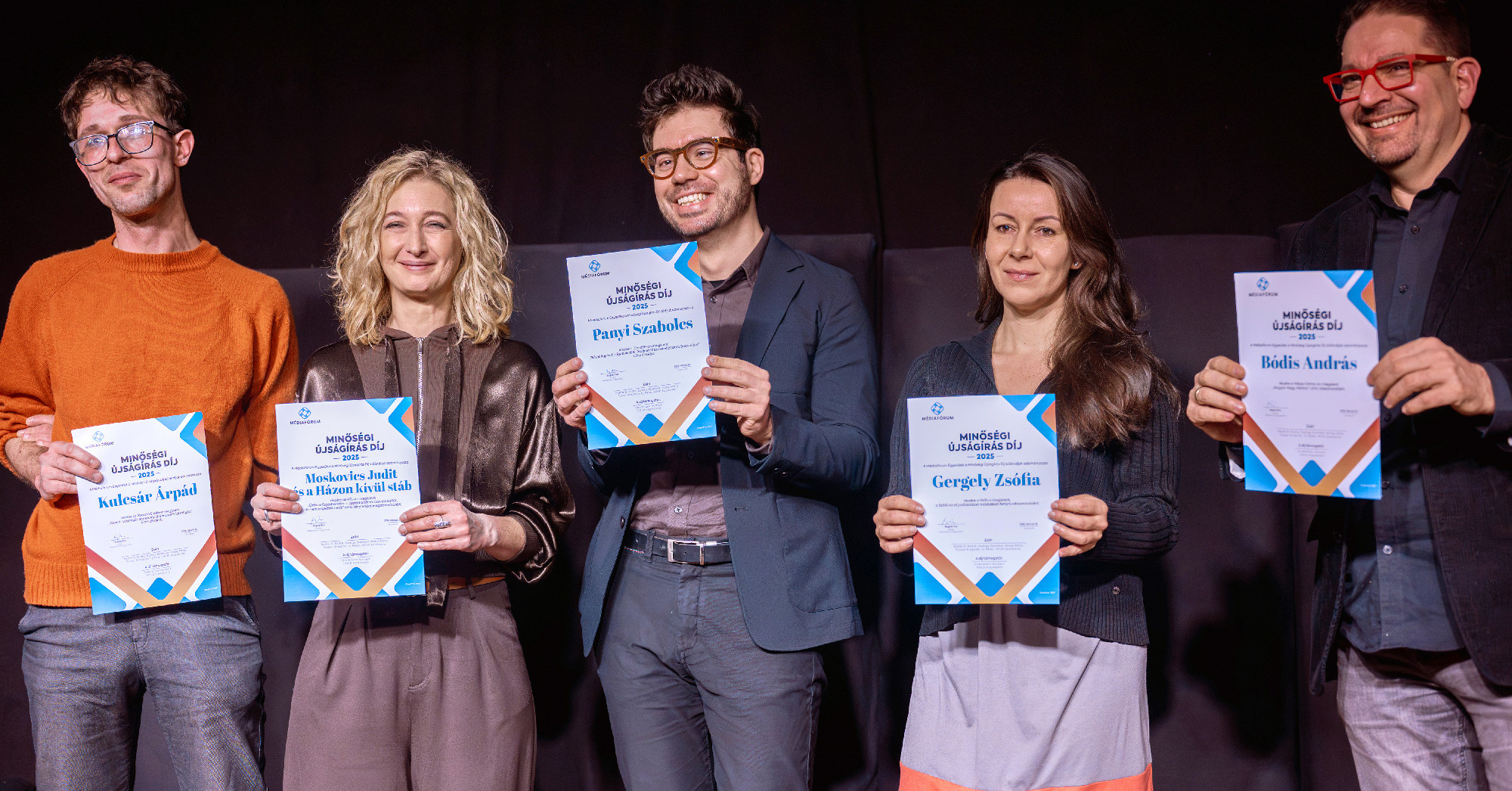 Újraindult a Minőségi Újságírás Díj - Panyi Szabolcs nyerte a fődíjat