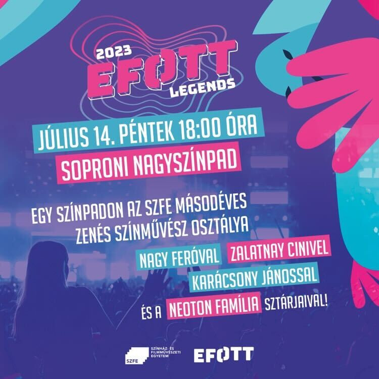 SZFE-s hallgatók együtt lépnek fel Nagy Feróval az EFOTT-on